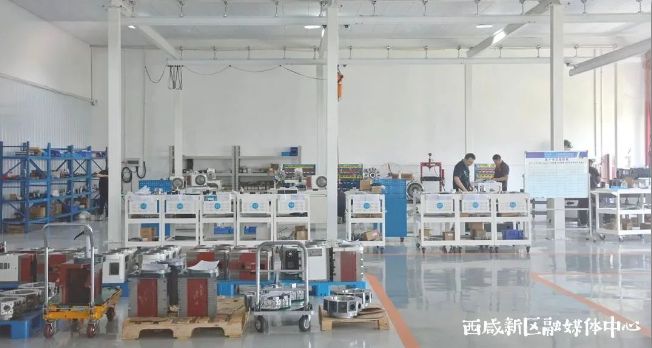 西咸新区秦汉新城入区企业智能化高速产线投产